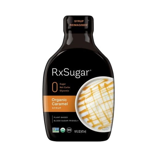 RX Sugar Organic Caramel Syrup 473ml