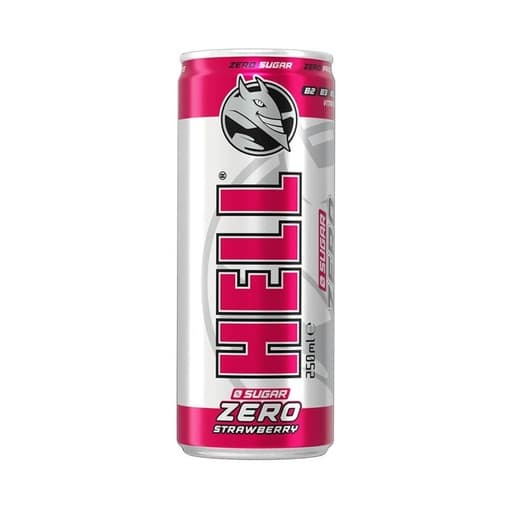 Hell Strawberry Energy Drink Zero Sugar 250ml