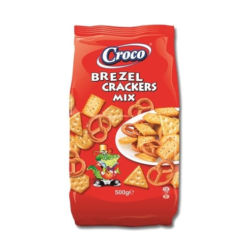 Croco Brezel Crackers Mix 500g