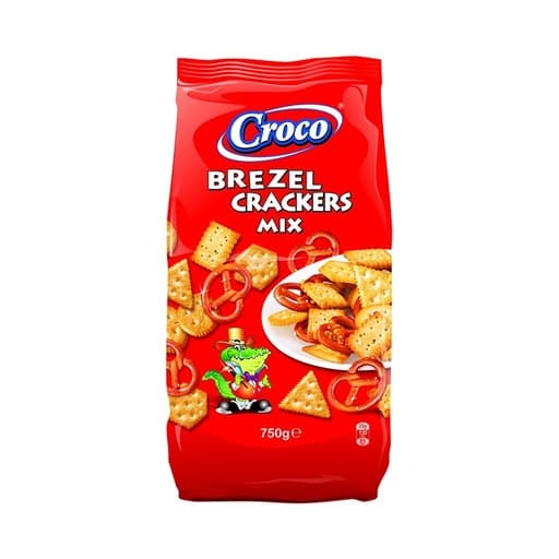 Croco Brezel Crackers Mix 750g