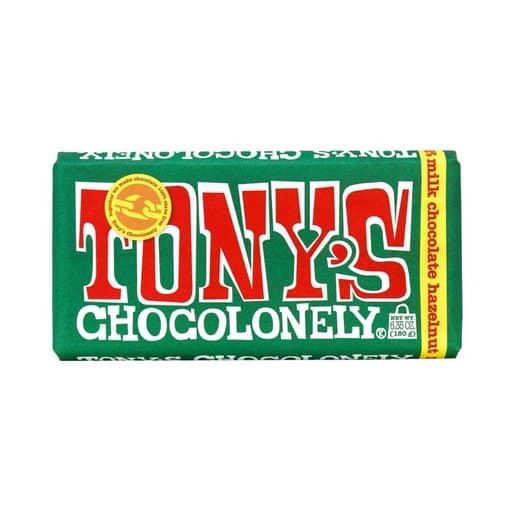 Tony’s Milk Chocolate Hazelnut 180g