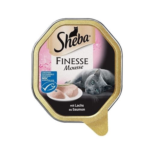 Sheba Finesse In Mousse & Salmon 85g