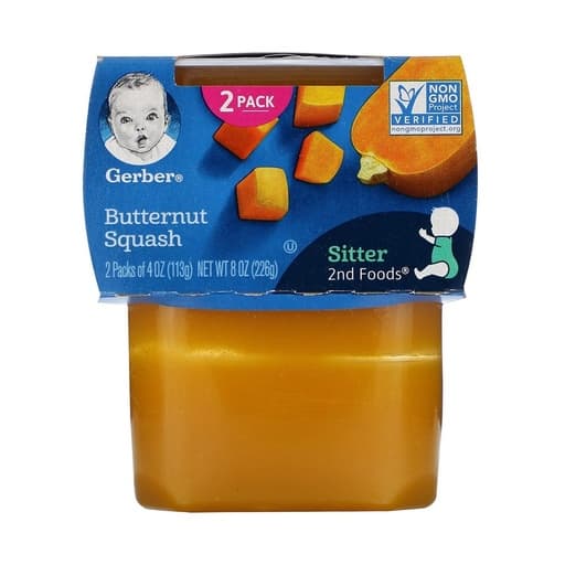 Gerber Sitter 2nd Foods Butternut Squash 226g