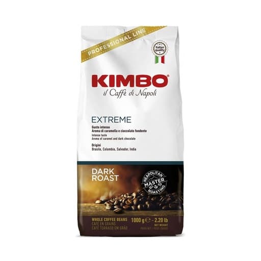 Kimbo Espresso Extreme Dark Roast Coffee Beans 1kg