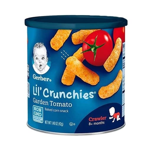 Gerber Lil Crunches Garden Tomato 42g
