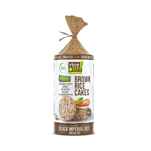 Rice UP Brown Rice Cakes Black Imperial Rice 120g