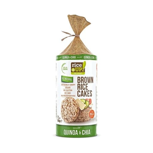 Rice Up Brown Rice Cakes Chia & Quinoa 120g