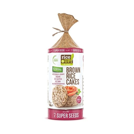 Rice Up Brown Rice Cakes 7 Super Seeds 120g
