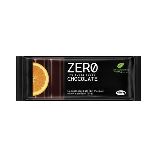 Geneva No Sugar Added Dark Chocolate with Orange flavour 30g