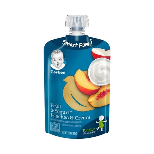 Gerber Fruit Yogurt Peaches & Cream 99g
