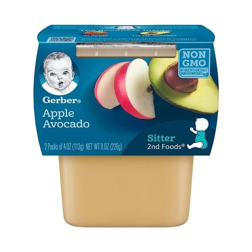 Gerber Sitter 2nd Foods Apple Avocado 226g