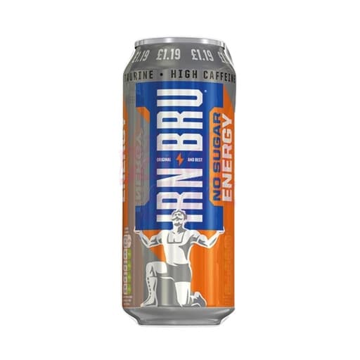 Irn Bru No Sugar Energy Drink 500ml