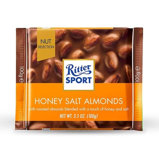 Ritter Sport Honey Salted Almond Chocolate 100gv