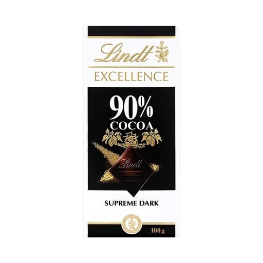 Lindt Excellence 90% Cocoa Supreme Dark 100g