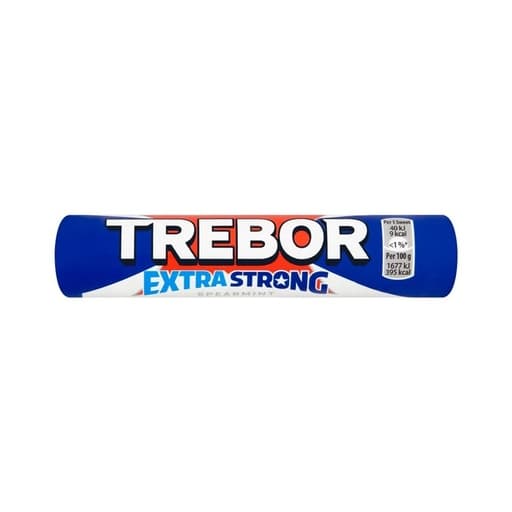 Trebor Extra Strong Spearmint Mints Roll 41.3g