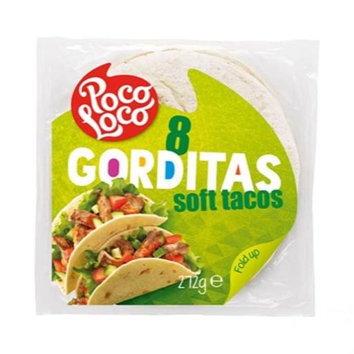 Poco Loco Gorditas Soft Tacos 272g