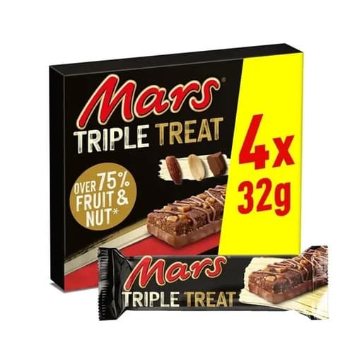 Mars Triple Treat Fruit Nut Chocolate 128g