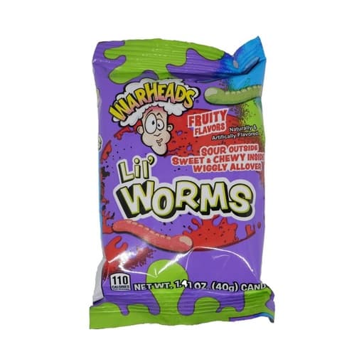 Warheads Lil’ Worms 40g