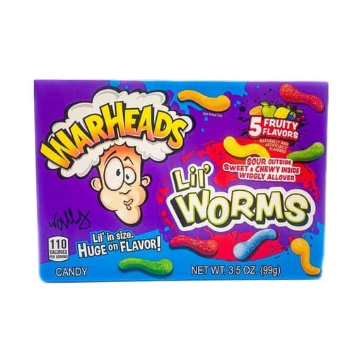 Warheads Lil’ sour Worms 99g