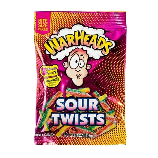 Warheads Sour Twists 113g