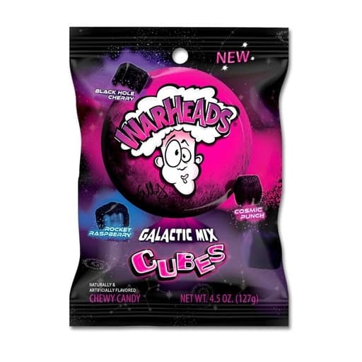 Warheads Galactic Mix Cubes 127g