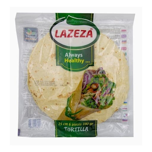 Lazeza Tortilla 25cm X6 390g