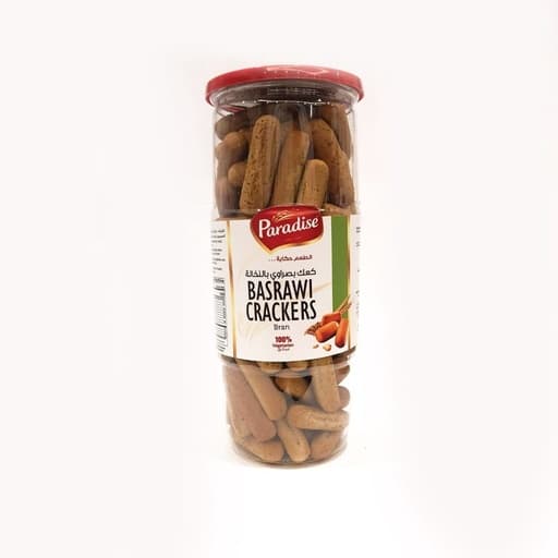 Paradise Basrawi Crackers Bran 400g