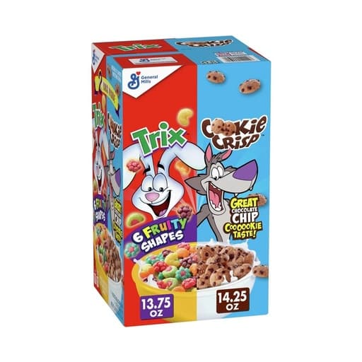 Trix & Cookie Crisp Cereal 493g
