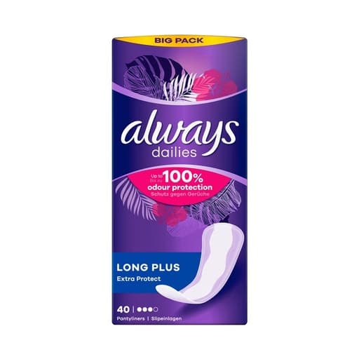 Always Dailies Extra Protect Long Plus X40