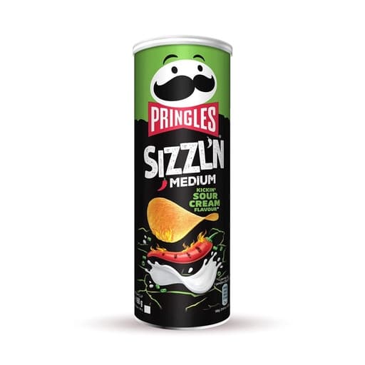 Pringles Sizzl’n Sour Cream 160g