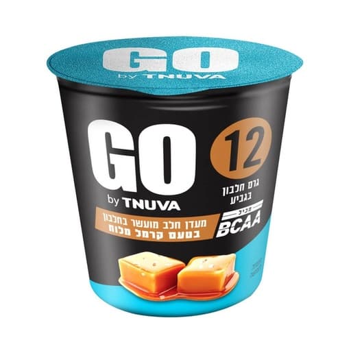 Go milk with salted caramel-flavored protein 120g