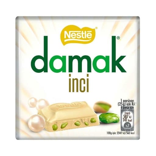 Nestle Damak White Chocolate 60g