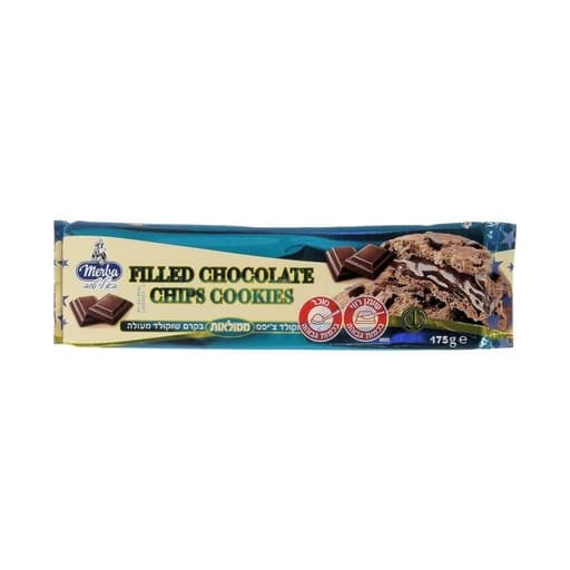 MERBA FILLED CHOCOLATE CHIPS COOKIES 175G