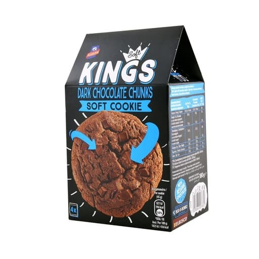 KING SOFT COOKIE DARK CHOCOLATE 180G