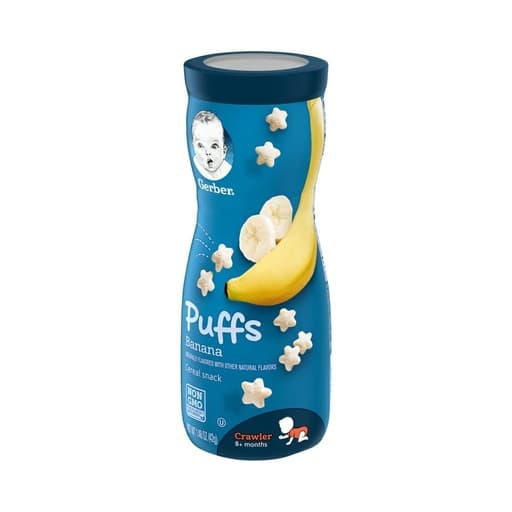 Gerber Puffs Banana Cereal Snack 8 42g