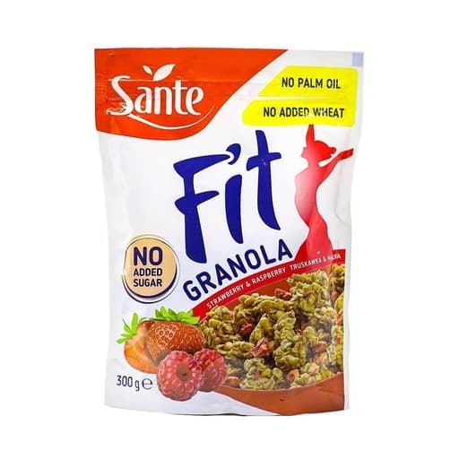 Sante Fit Granola Strawberry & Raspberry 300g