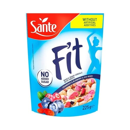 SANTE FIT CRANBERRY BLUEBERRY 225G