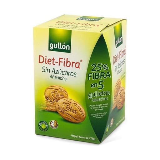 Gullon Diet Fibra Sin Azucares 225g