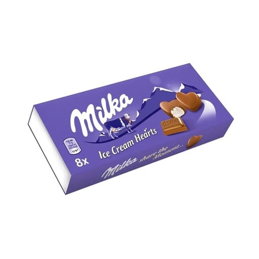 Milka Ice Cream Hearts 54g