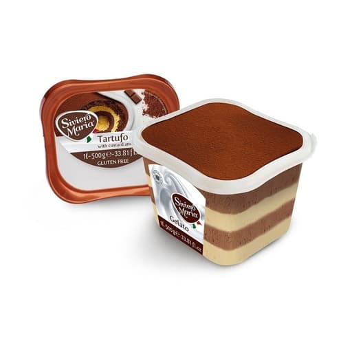 Siviero Maria Custard & شوكولاتة Ice كريمة 500g
