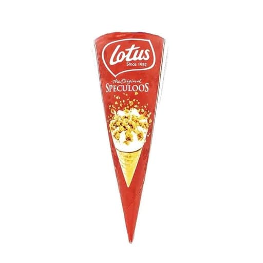 Lotus Biscoff Cone Ice Cream 72g