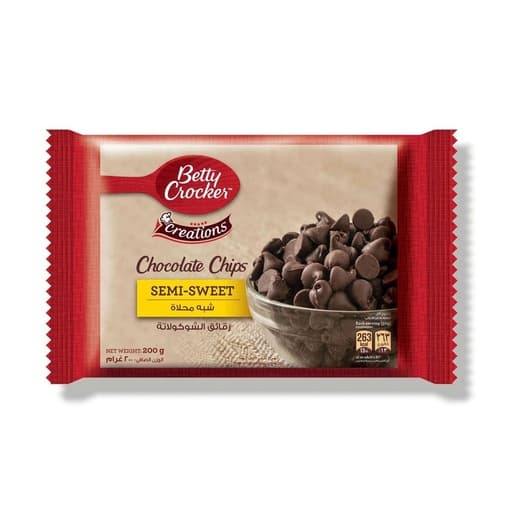 BETTY CROCKER SEMI SWEET CHOCOLATE CHIPS DARK 100G