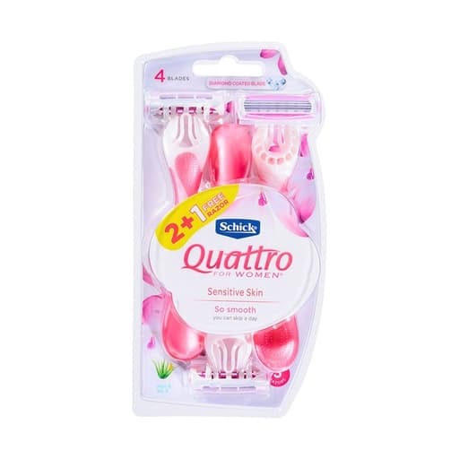 SCHICK QUATTRO WOMEN X3