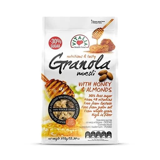 350g جرنولا باللوز واللعسل