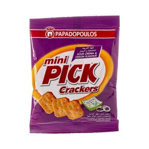 Mini Pick Crackers With Sour Cream Onion 45g