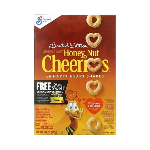 Cheerios Honey Nut Heart 306g