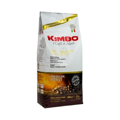 Kimbo Top Flavor Beans Meddium Roast 1kg