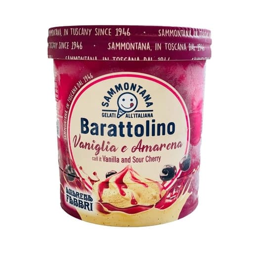 Sammontana Barattolino וניל ו חמוץ Cherry 800ml