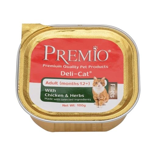 Premio Adult Cat Food With Chicken & Herbs 100g