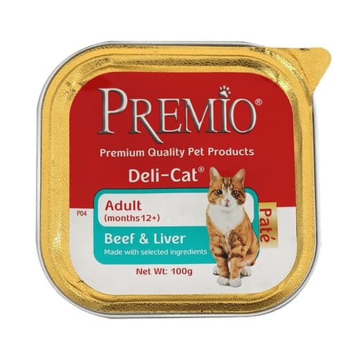 Premio Adult Cat Food With Beef & Liver 100g